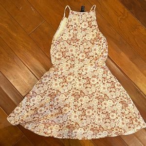 Forever 21 Floral Fit and Flare Mini Dress